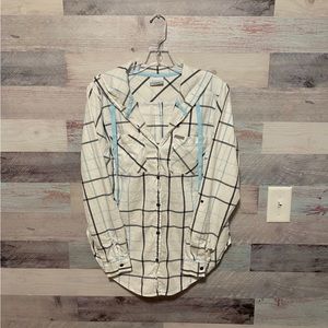 Columbia plaid button up